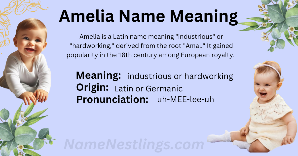 Amelia Name Meaning