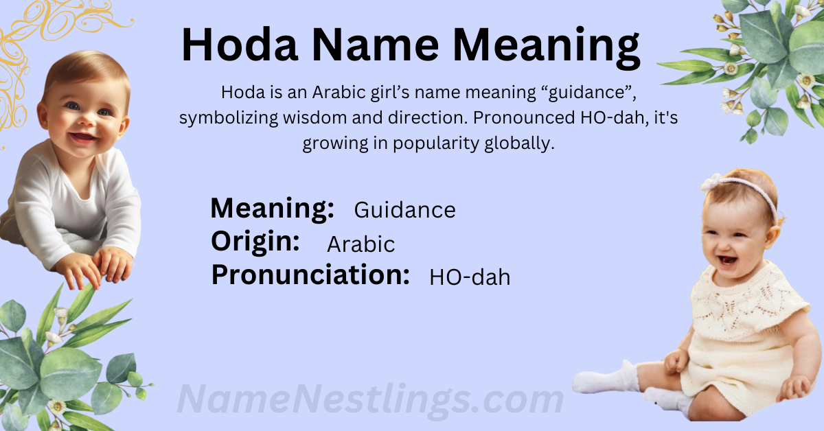 Hoda Name Meaning